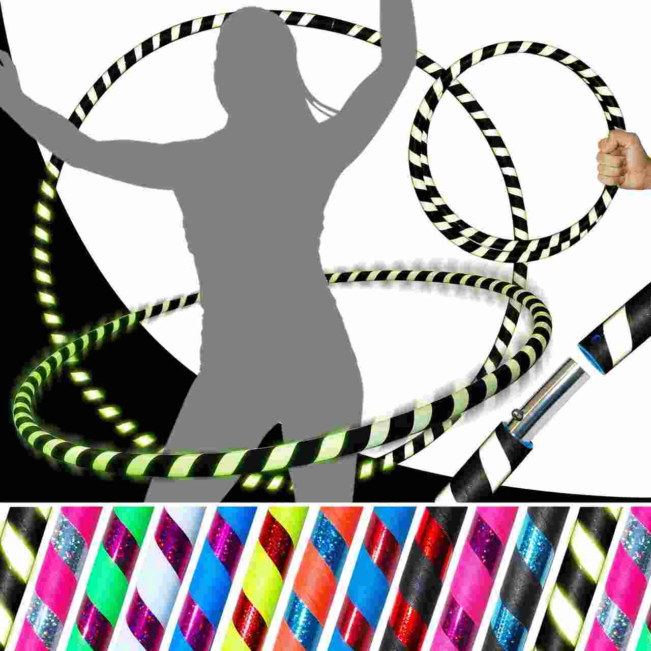 sport mit hula hoop reifen